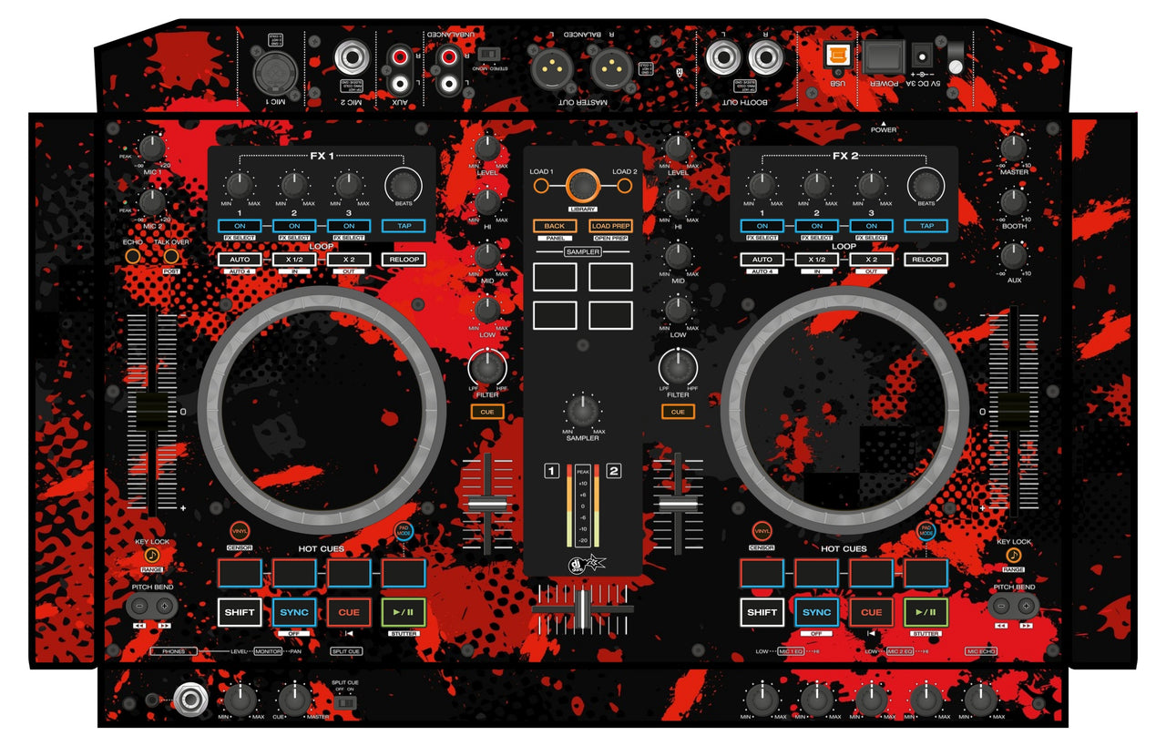 Denon DJ MC 4000 Skin Conflict Red