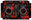 Denon DJ MC 4000 Skin Conflict Red