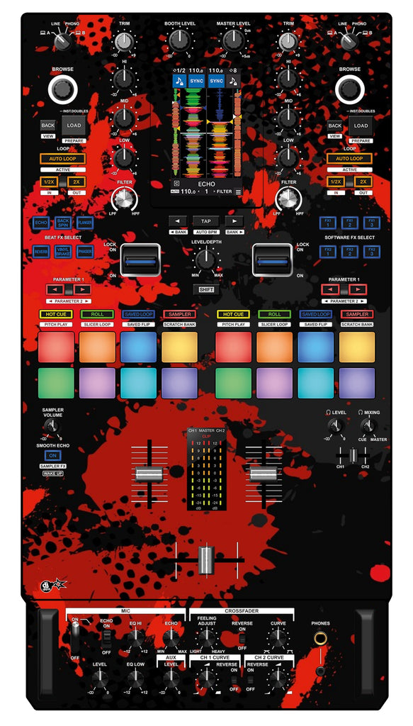 DJ Skins® Pioneer DJ DJM S11 Skin Conflict Red