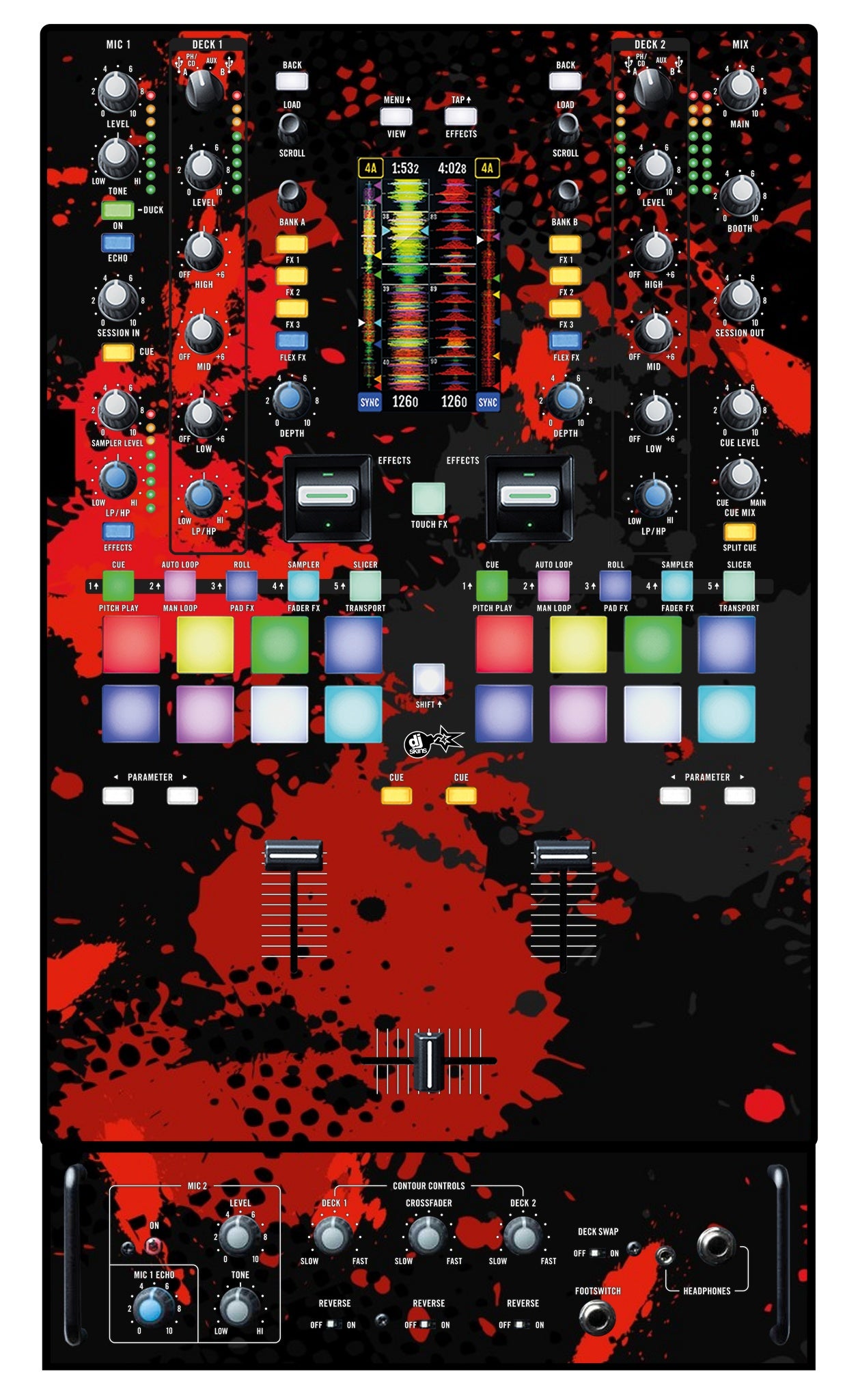 Rane 72 Skin Conflict Red