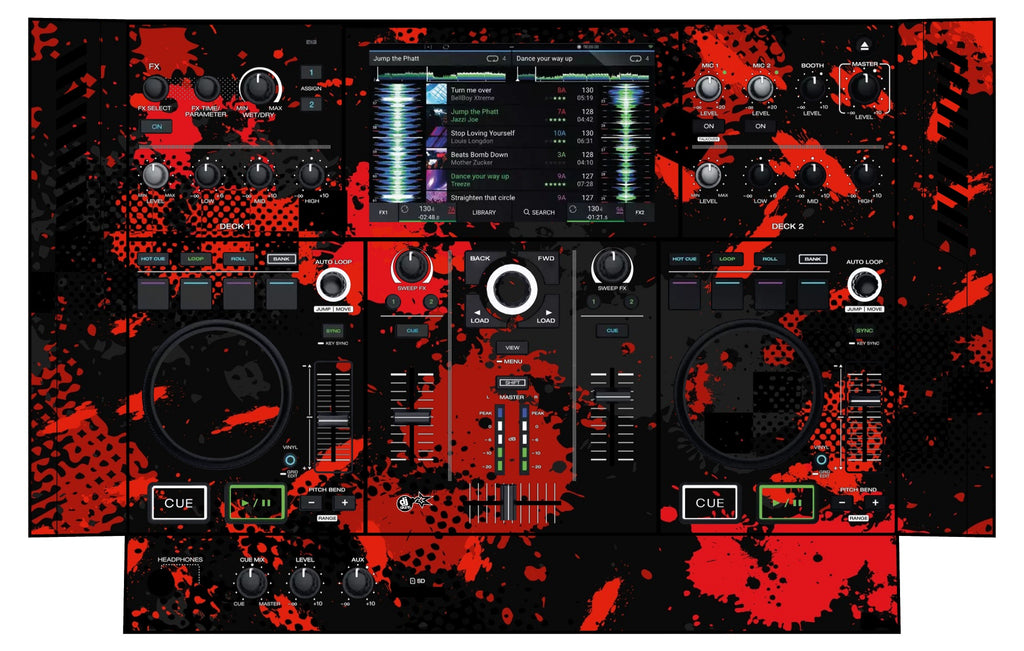 Denon DJ PRIME GO Skin Conflict Red