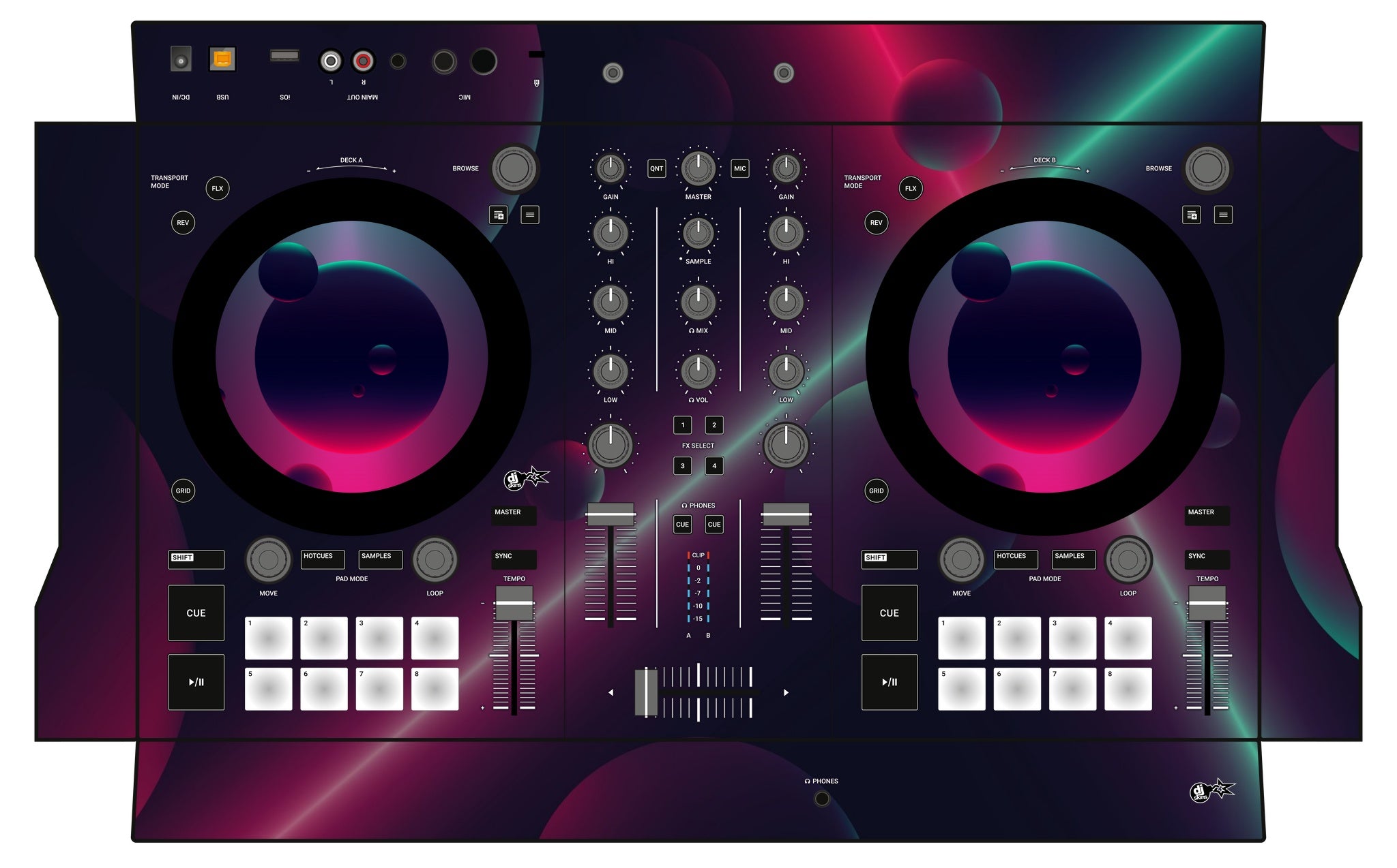 Native Instruments S2 MK3 Skin Retro Bubble