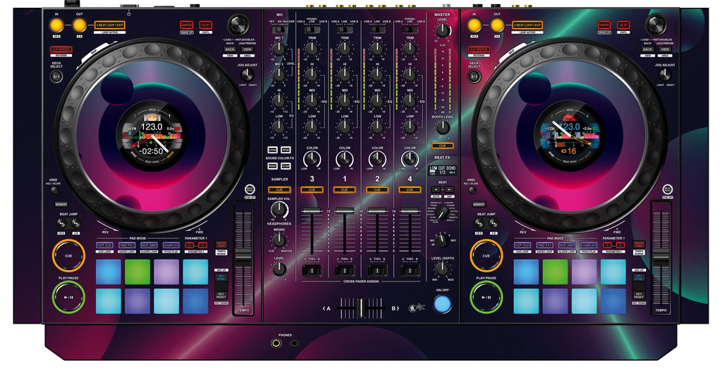 Pioneer DJ DDJ 1000 SRT Skin Retro Bubble