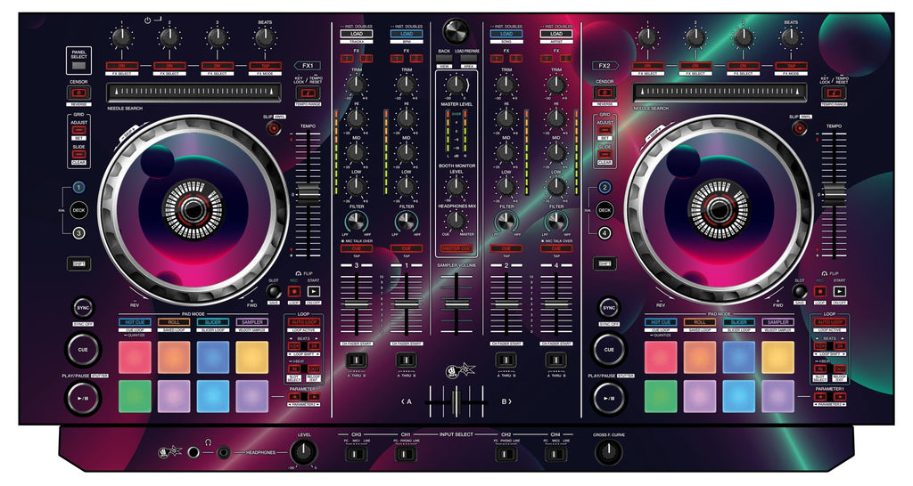 Pioneer DJ DDJ SX 2 Skin Retro Bubble