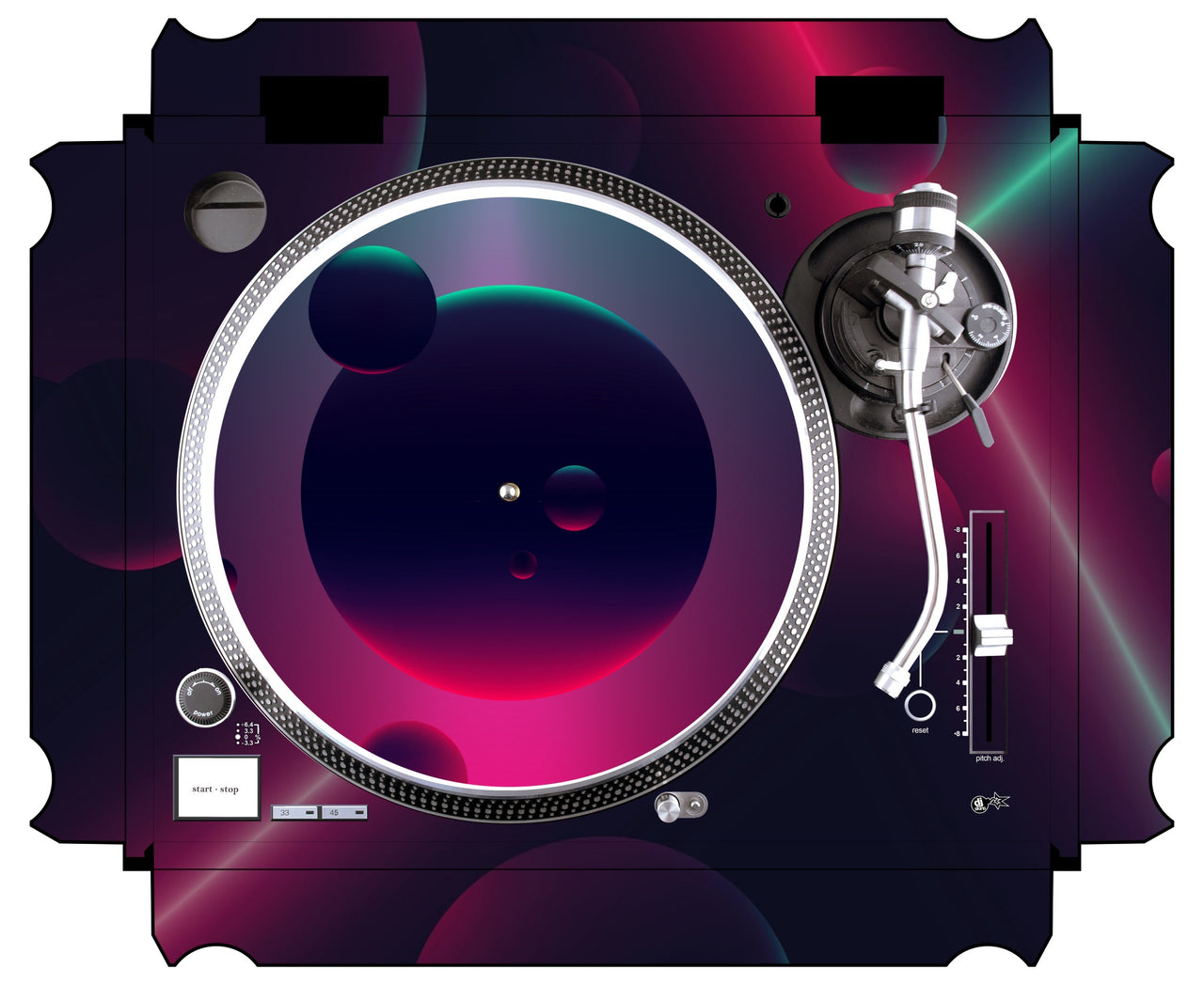 Technics 1200 / 1210 MK5 Skin Retro Bubble