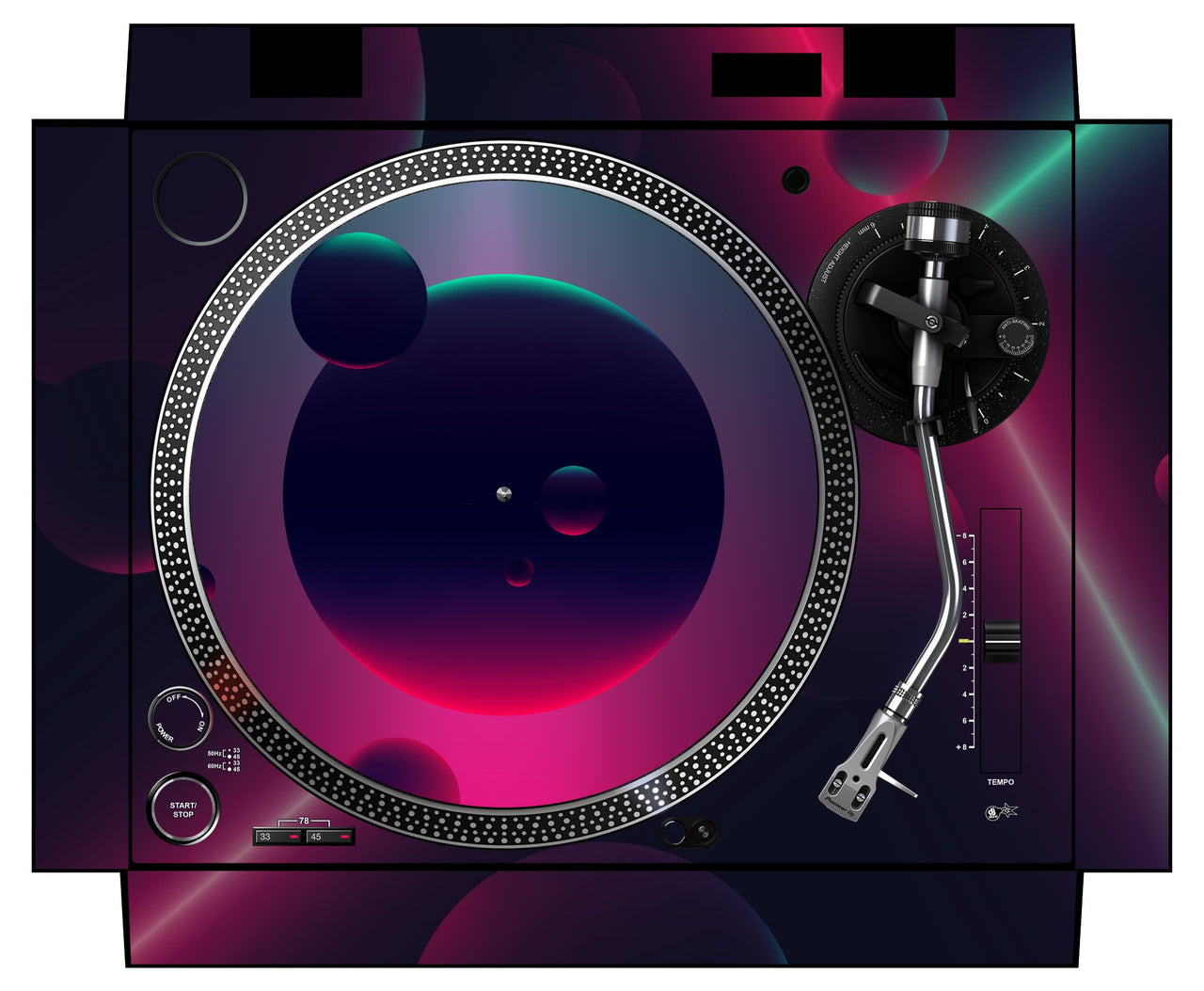 Pioneer DJ PLX 500 Skin Retro Bubble