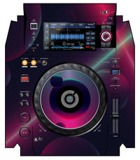 Pioneer DJ XDJ 1000 MK2 Skin Retro Bubble