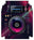 Pioneer DJ XDJ 1000 MK2 Skin Retro Bubble