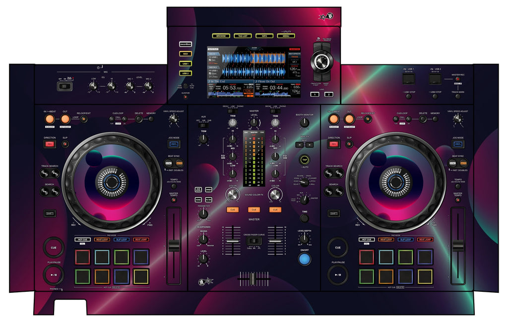 Pioneer DJ XDJ RX 2 Skin Retro Bubble