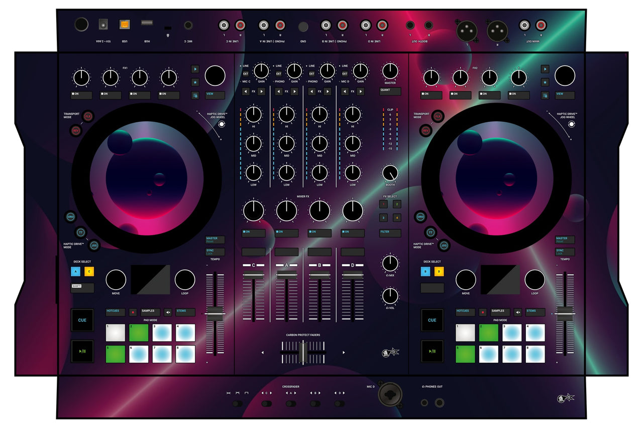 Native Instruments S4 MK3 Skin Retro Bubble