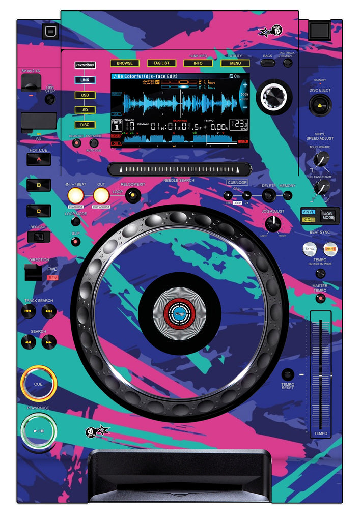 Pioneer DJ CDJ 2000 NEXUS Skin Retro Jogger