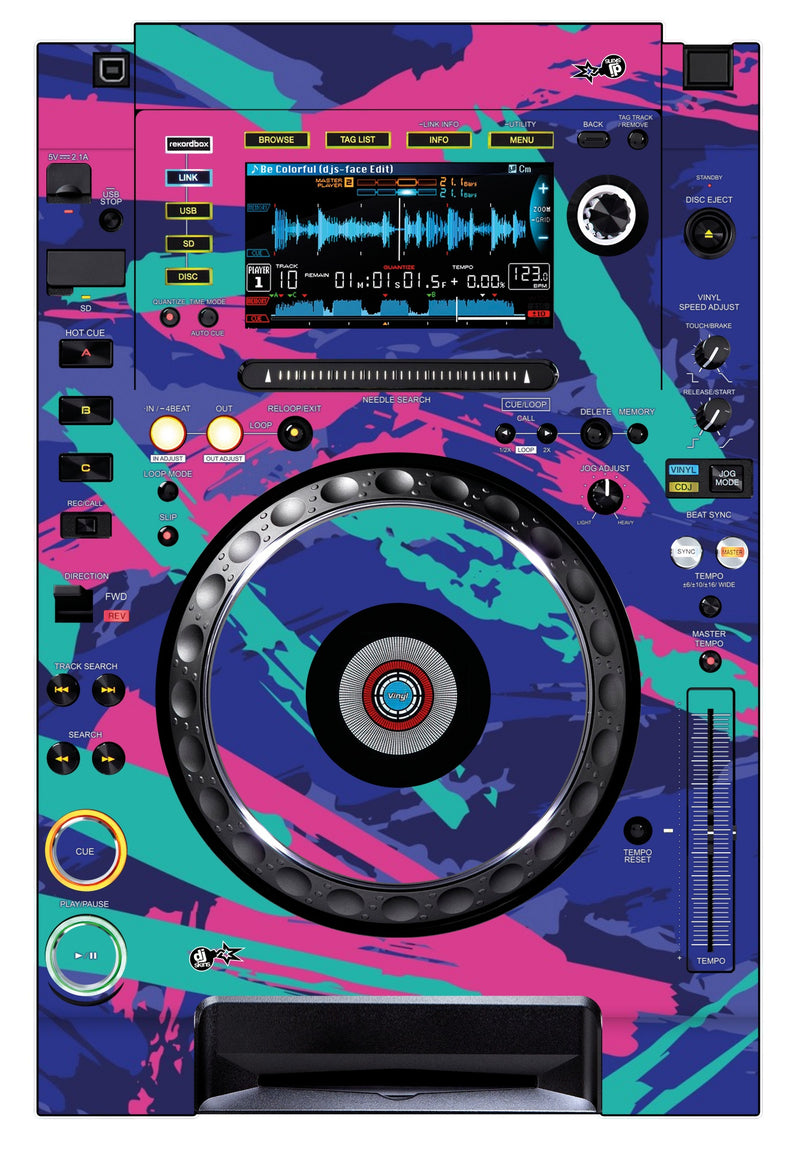 Pioneer DJ CDJ 2000 NEXUS Skin Retro Jogger