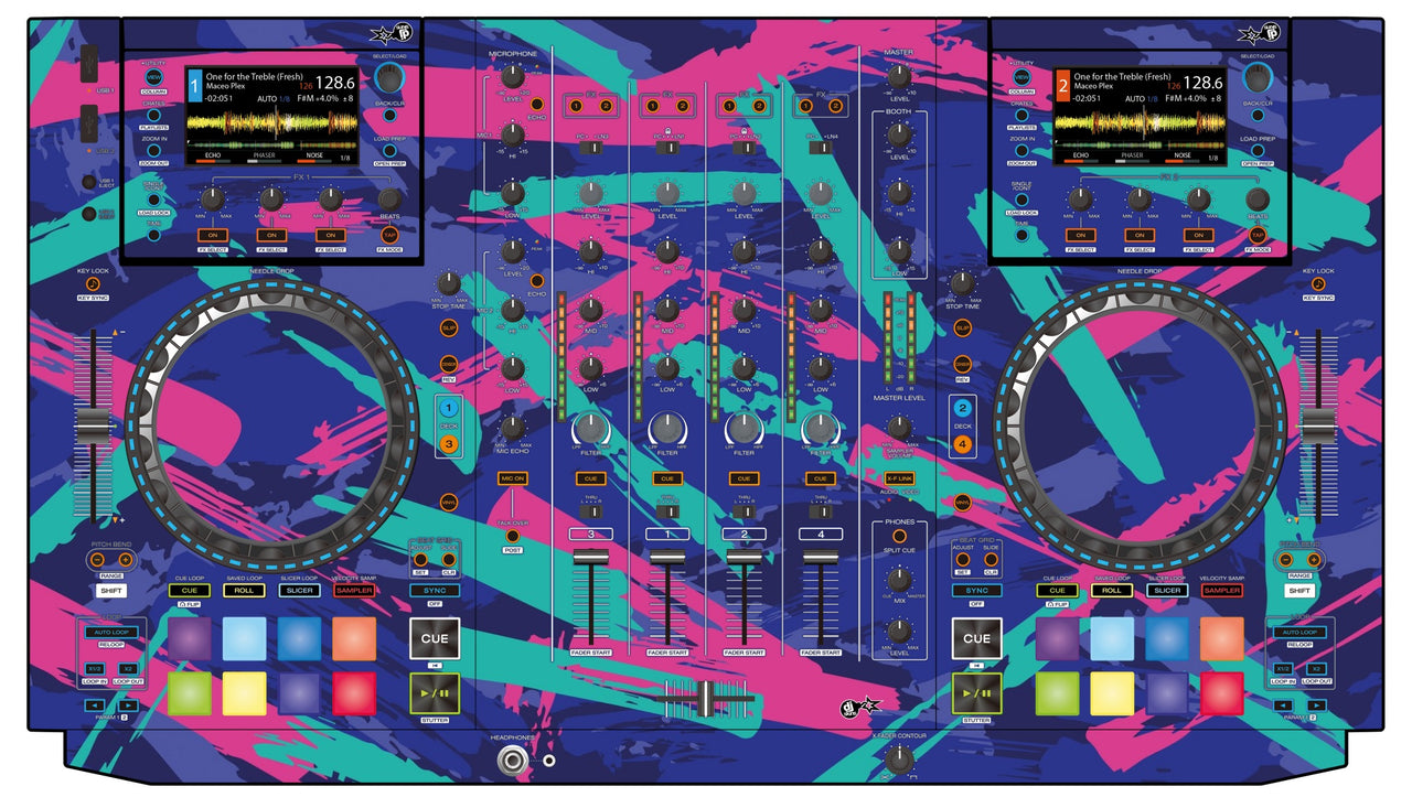 Denon DJ MCX 8000 Skin Retro Jogger