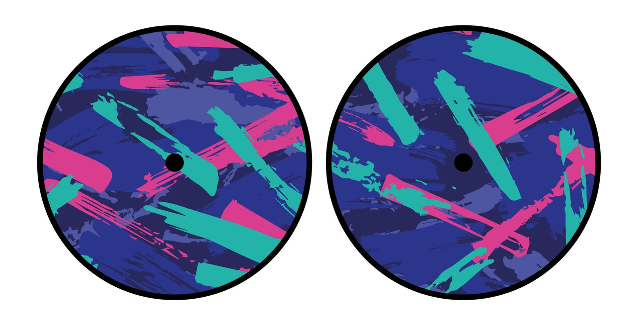 Universal Vinyl Labelsticker (10.2 cm - REGULAR) Skin Retro Jogger