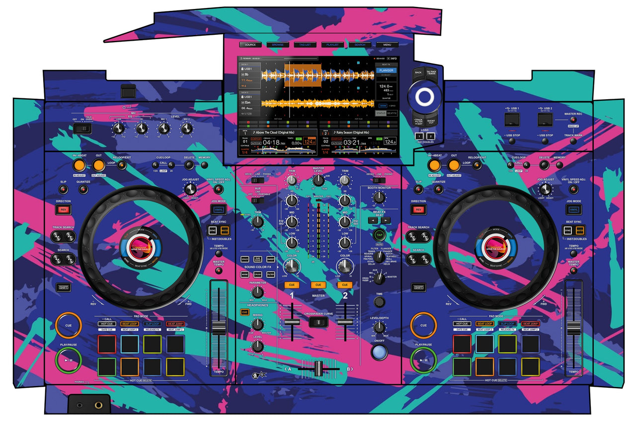 Pioneer DJ XDJ RX 3 Skin Retro Jogger