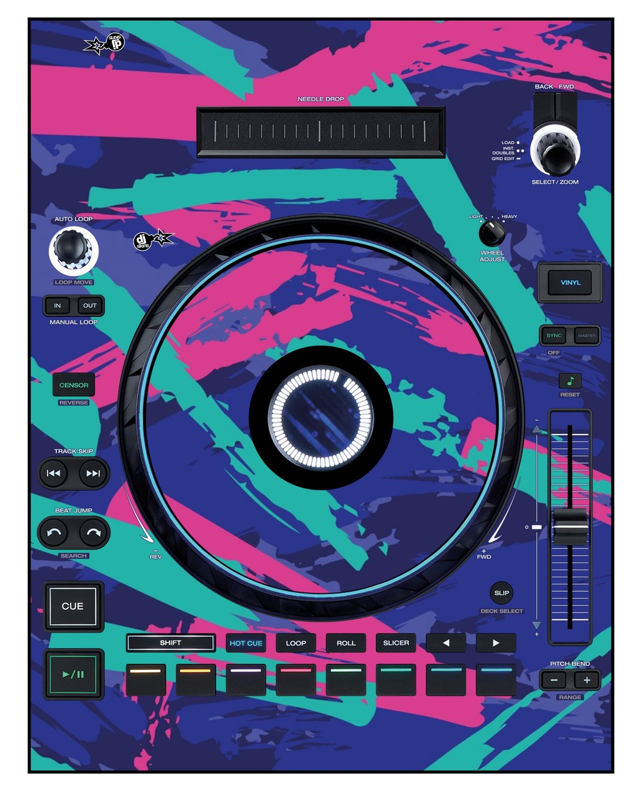 Denon DJ LC 6000 Skin Retro Jogger