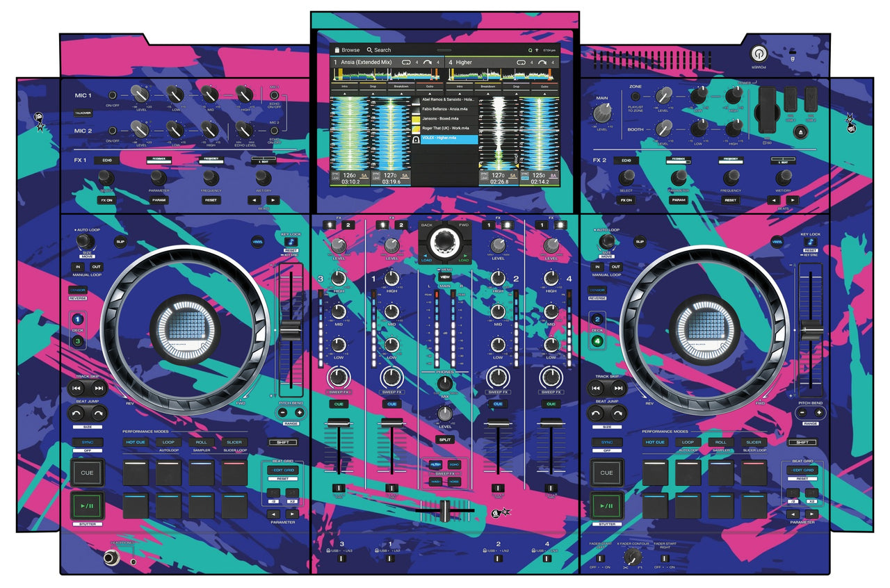 Denon DJ PRIME 4+ Skin Retro Jogger