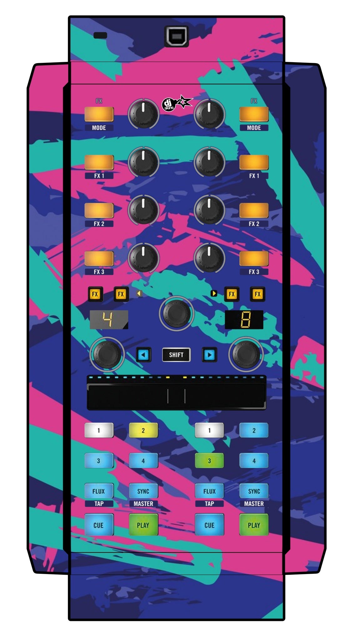 Native Instruments X1 MK2 Skin Retro Jogger
