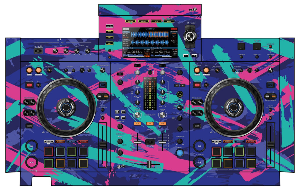 Pioneer DJ XDJ RX 2 Skin Retro Jogger