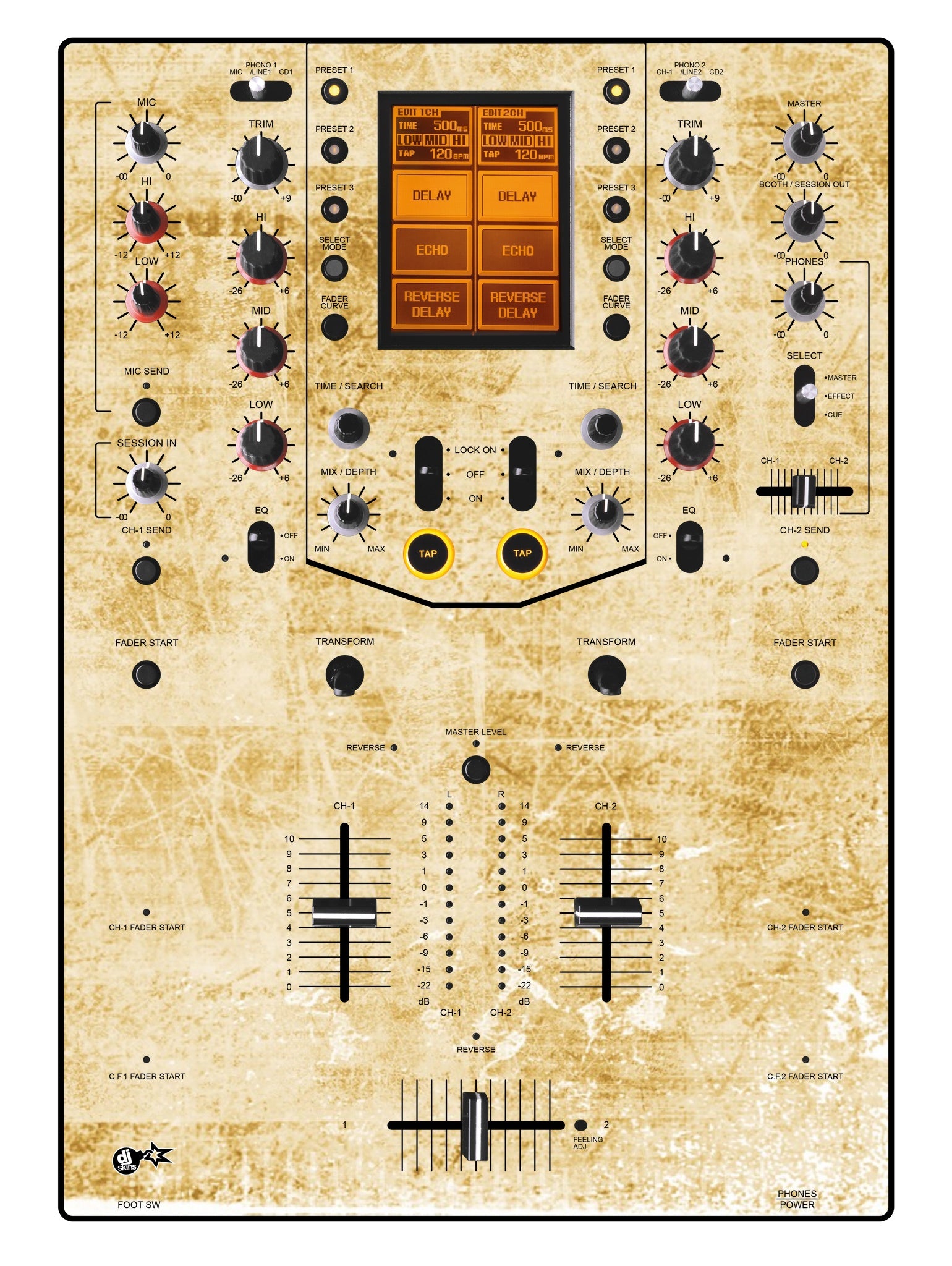 Pioneer DJ DJM 909 Skin Reverb