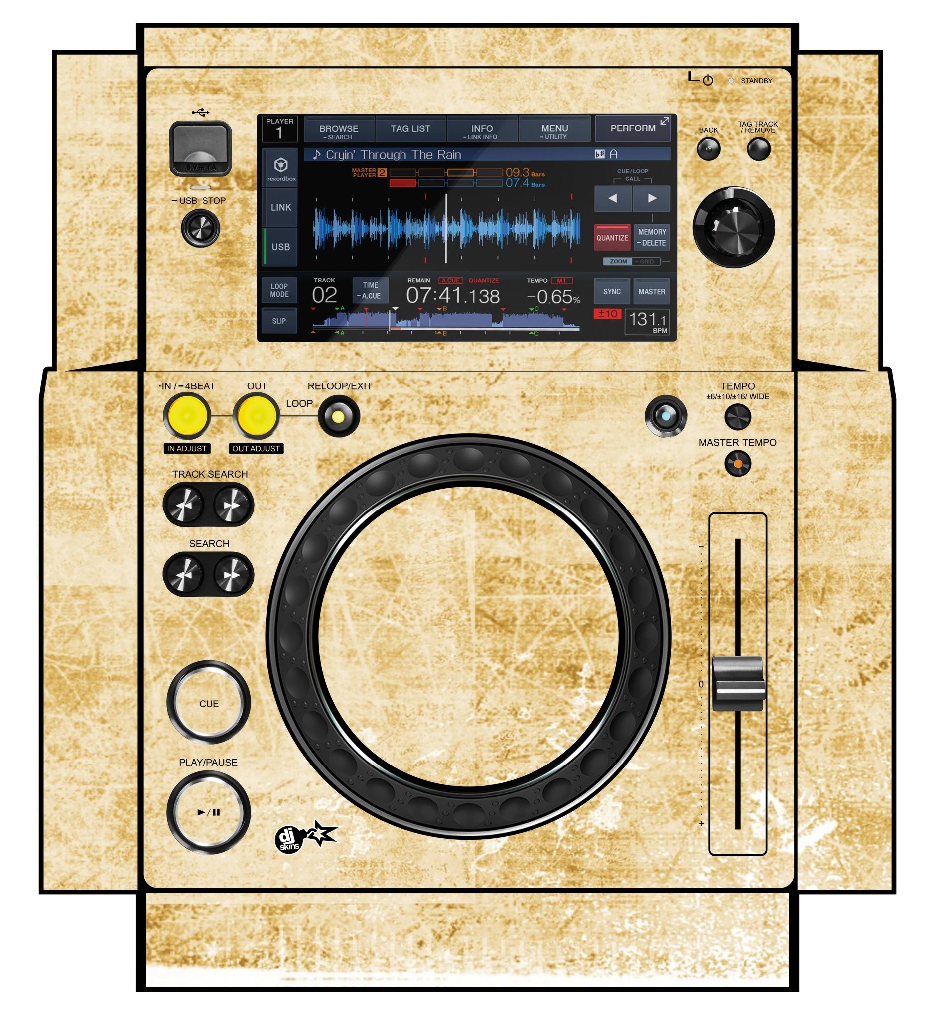 Pioneer DJ XDJ 700 Skin Reverb