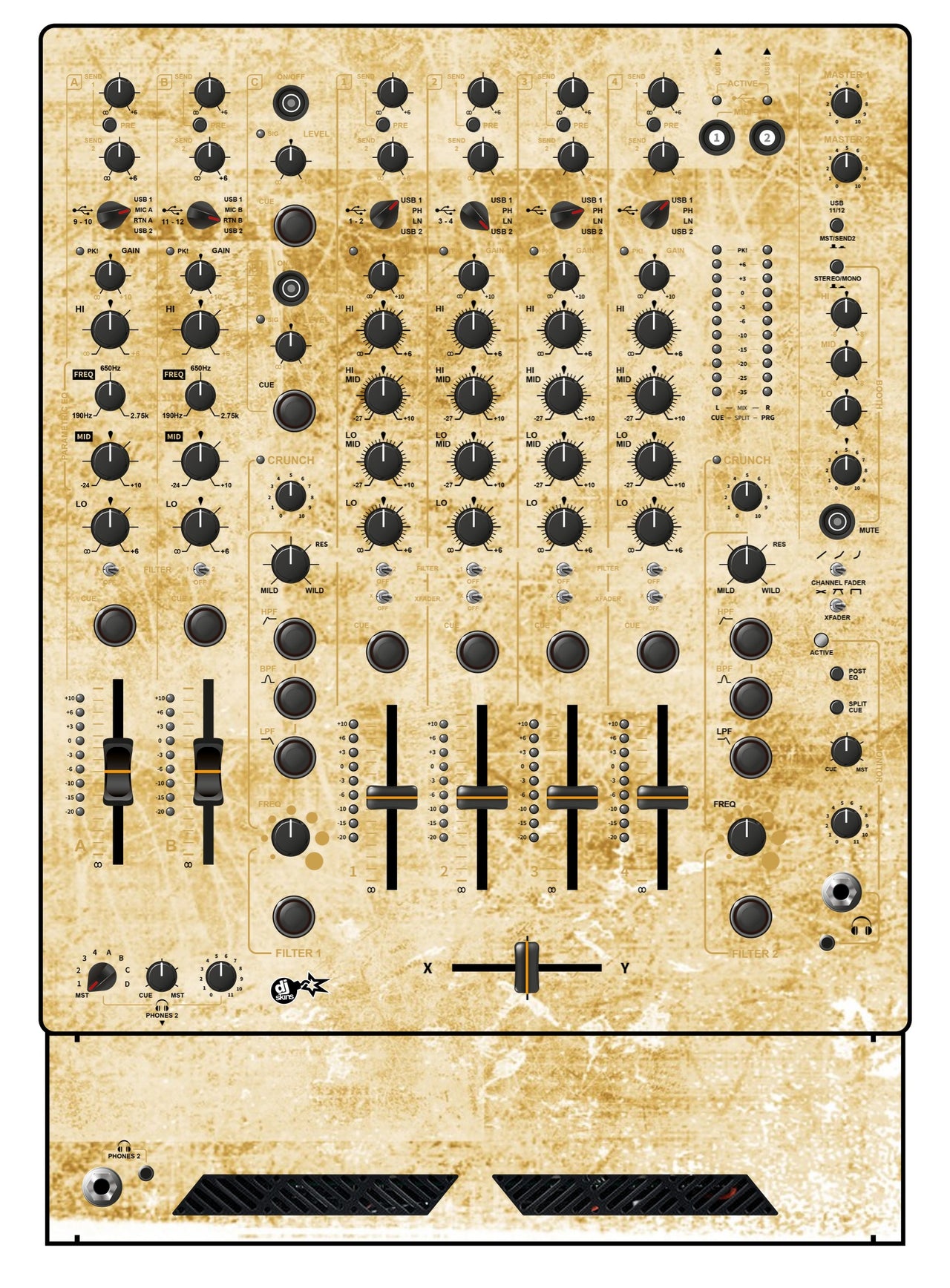 Allen and Heath XONE 96 Skin Reverb