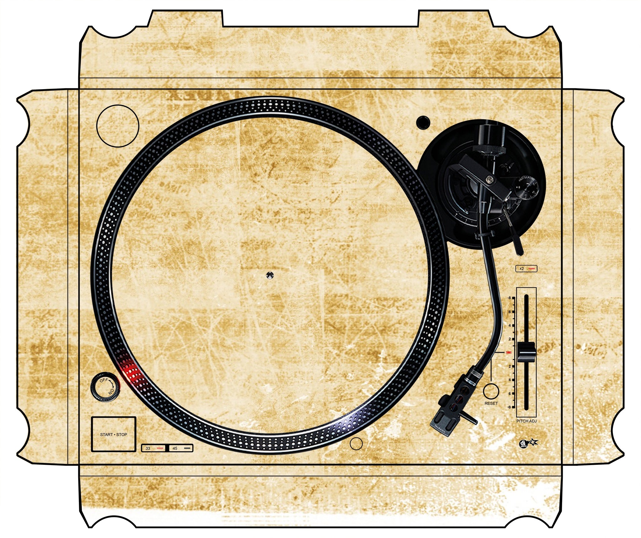 Technics 1200 / 1210 MK7 Skin Reverb