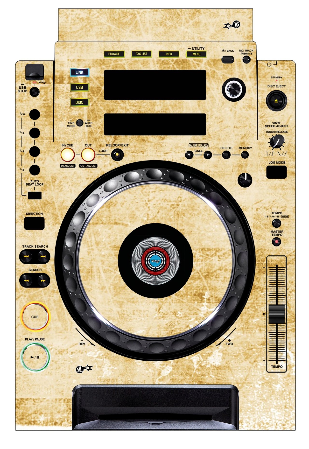 Pioneer DJ CDJ 900 Skin Reverb