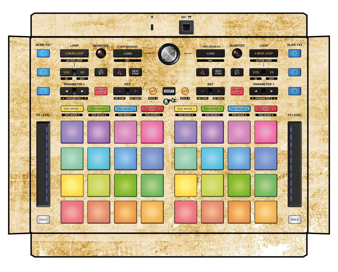 Pioneer DJ DDJ XP 2 Skin Reverb