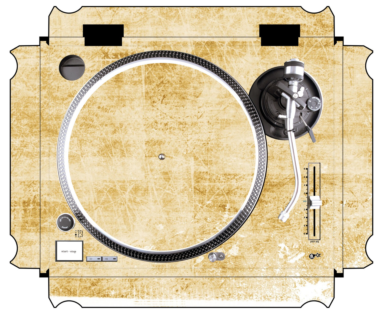 Technics 1200 / 1210 MK2 Skin Reverb