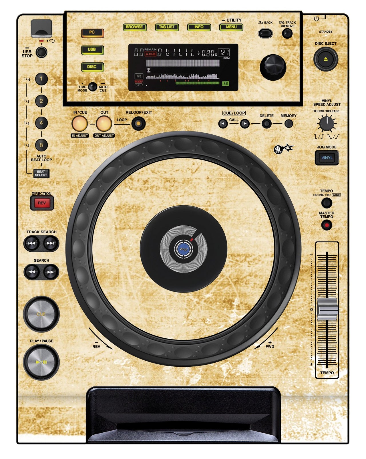 Pioneer DJ CDJ 850 Skin Reverb
