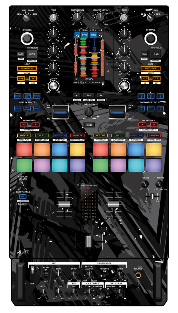 Pioneer DJ DJM S11 Skin Ridge Black