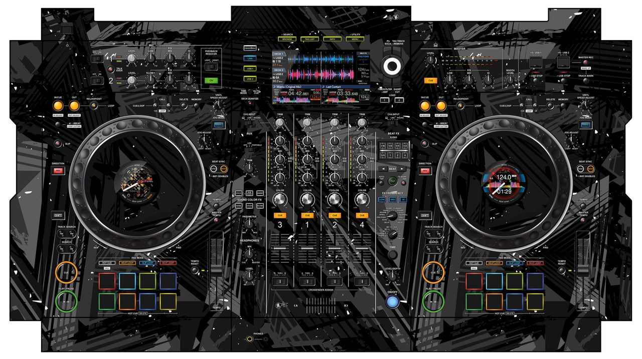 Pioneer DJ XDJ XZ Skin Ridge Black