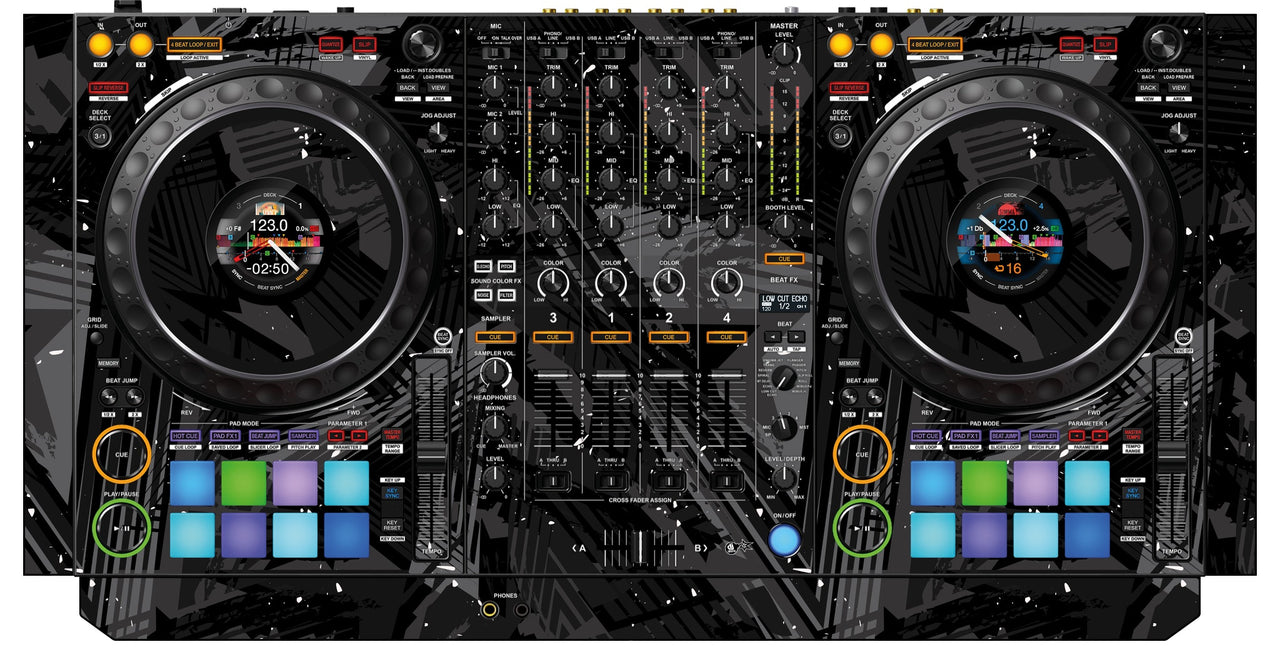 Pioneer DJ DDJ 1000 SRT Skin Ridge Black