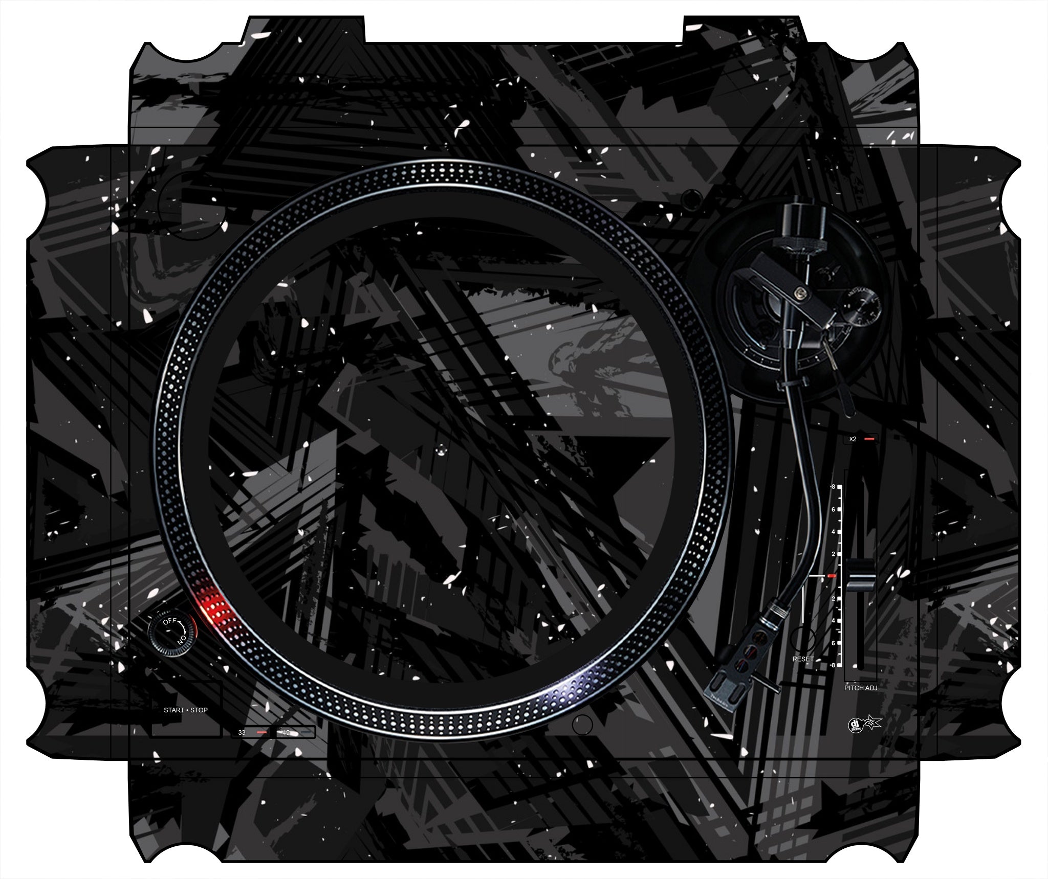 Technics 1200 / 1210 MK7 Skin Ridge Black