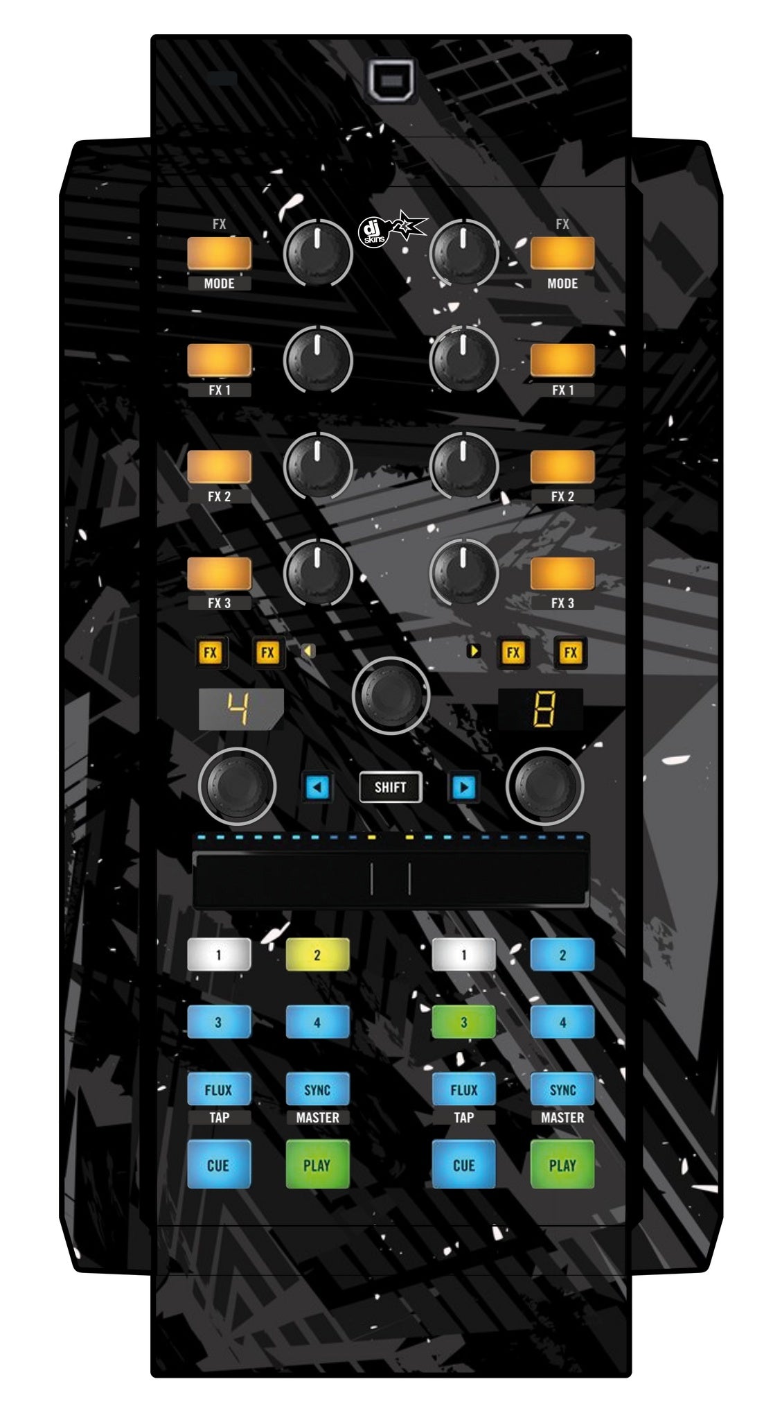 Native Instruments X1 MK2 Skin Ridge Black