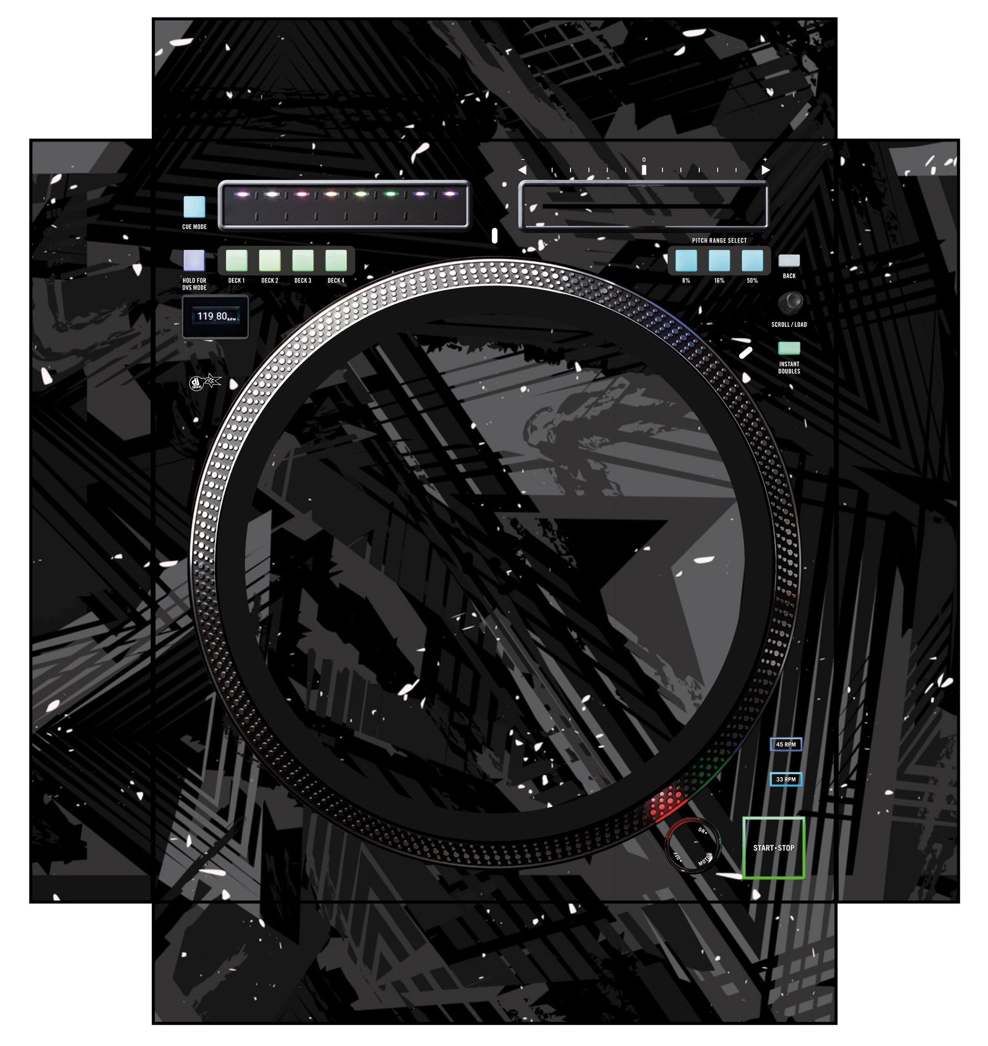 Rane TWELVE MK2 Skin Ridge Black