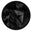 Universal Slipmat 12 Inch Skin Ridge Black