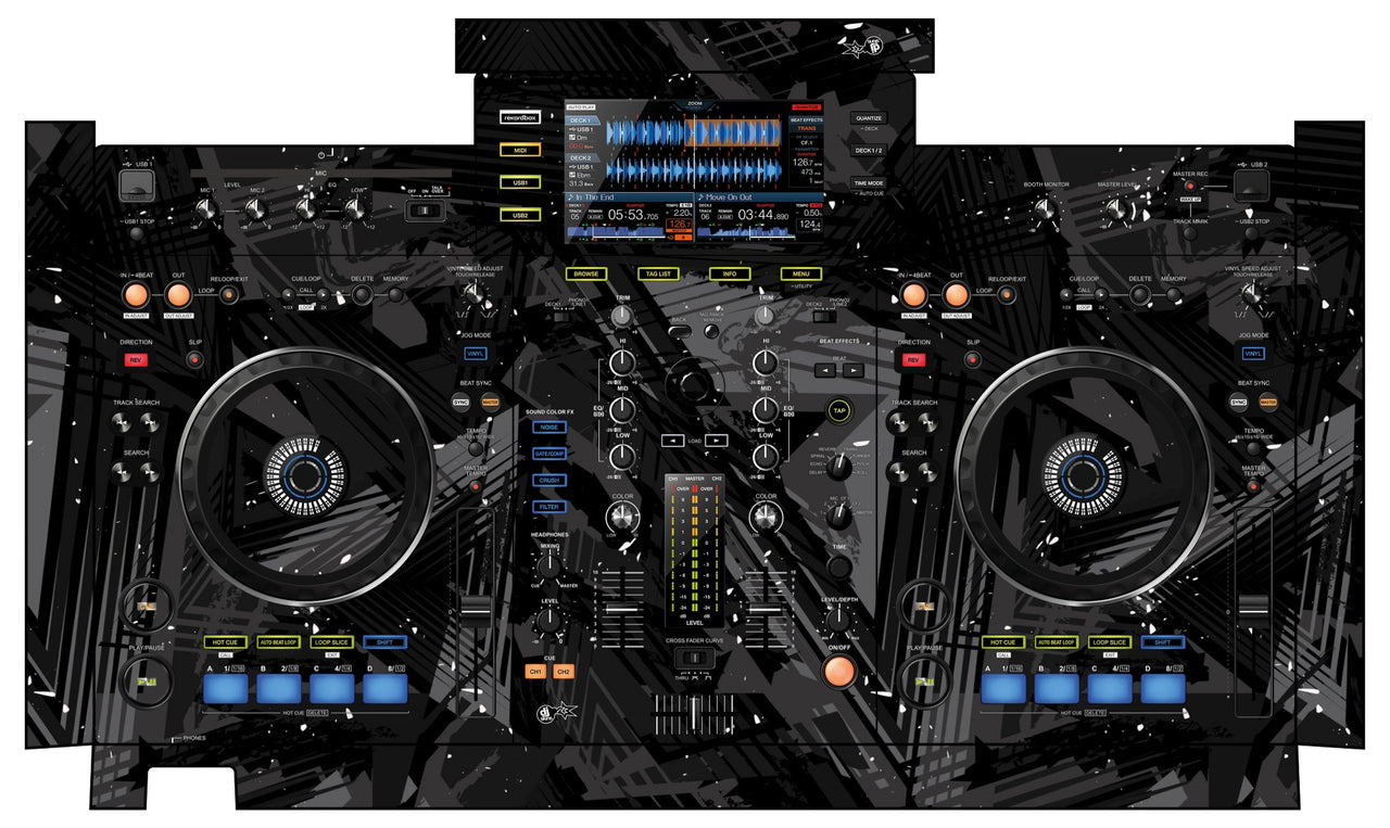 Pioneer DJ XDJ RX Skin Ridge Black