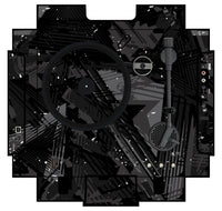 Numark PT 01 incl. Sides Skin Ridge Black