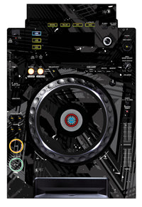 Pioneer DJ CDJ 900 Skin Ridge Black