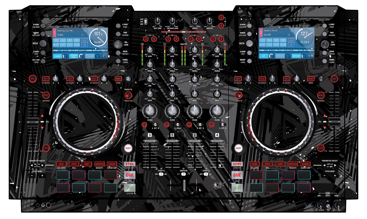 Numark NV 2 Skin Ridge Black