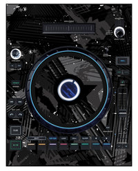 Denon DJ LC 6000 Skin Ridge Black
