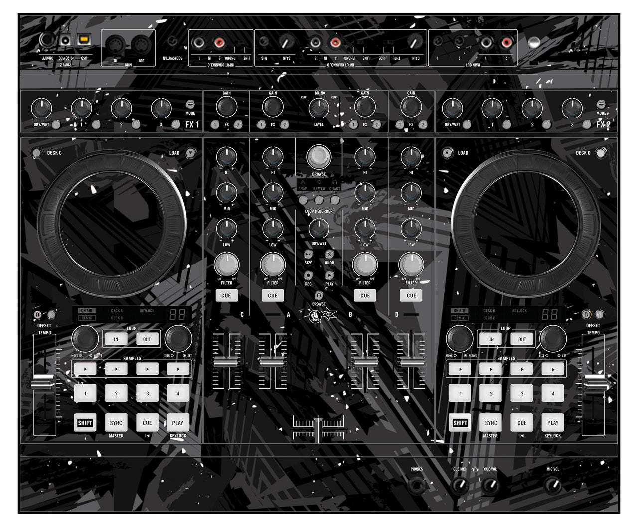 Native Instruments S4 MK1 Skin Ridge Black