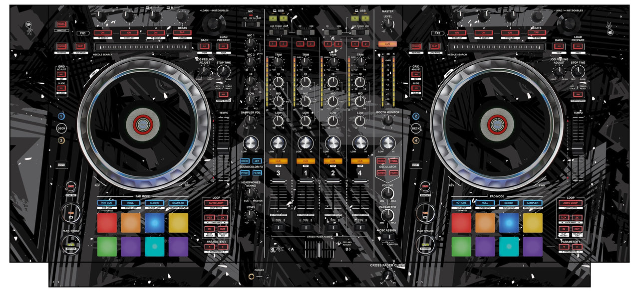 Pioneer DJ DDJ SZ Skin Ridge Black