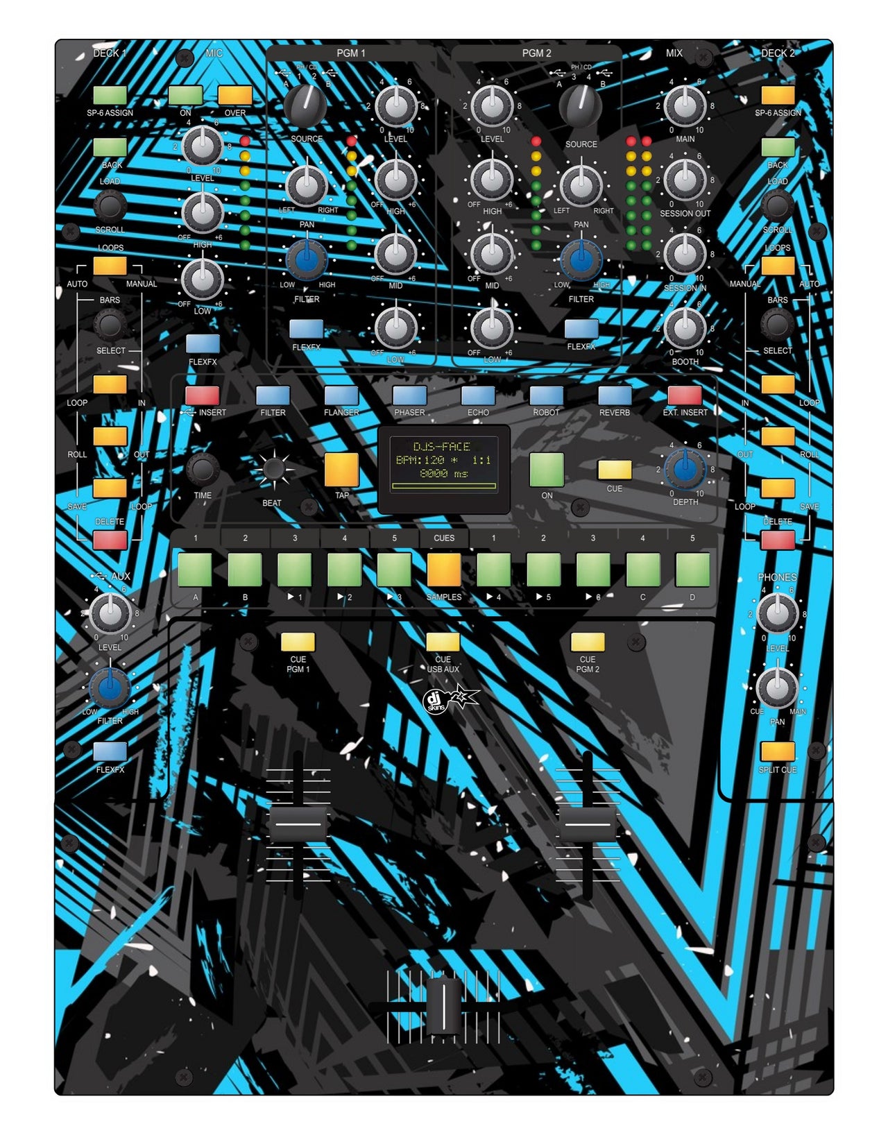 Rane 62 Skin Ridge Blue Light