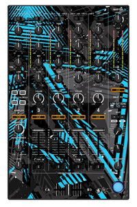 Pioneer DJ DDJ 1000 SRT MIXER Skin Ridge Blue Light