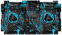 Pioneer DJ XDJ XZ Skin Ridge Blue Light