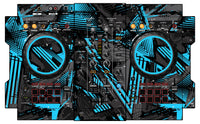 Pioneer DJ DDJ 400 Skin Ridge Blue Light