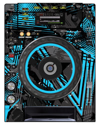 Pioneer DJ CDJ 850 Skin Ridge Blue Light